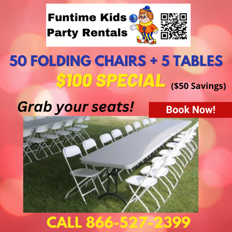 SPECIALS Funtime Kids Party Rentals Queens NY