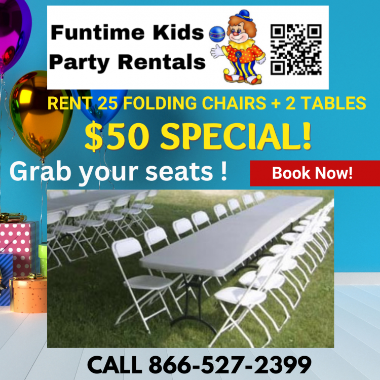 3 CONCESSION MACHINE SPECIAL - Funtime Kids Party Rentals Queens, NY