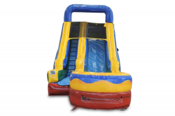 BLUE, RED & YELLOW 12 FT SLIDE WET OR DRY