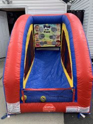 PIE IN  THE FACE INFLATABLE CARNIVAL GAME